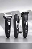 3 Başlıklı Profesyonel Tıraş Makinesi