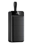 Powerbank 50.000 Mah Dijital Göstergeli Taşınabilir 4 Portlu Hızlı Powerbank