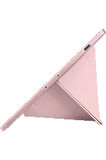 iPad Pro 13 (2024) Kılıf Kalemlikli Hugo Tablet Kılıfı - Rose Gold-(5796)