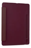 Samsung Galaxy Tab A9 Kılıf Kalemlikli Mars Tablet Kılıfı - Mor-(5796)