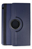 Huawei MediaPad T5 10 Kılıf 360 Tablet Deri Kılıf - Lacivert-(5796)