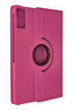 Xiaomi Pad 6 Kılıf 360 Tablet Deri Kılıf - Pembe-(5796)