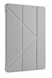 Huawei Honor Pad V9 Kılıf Kalemlikli Mars Tablet Kılıfı - Gri-(5796)