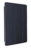 Xiaomi Redmi Pad SE Kılıf Kalemlikli Mars Tablet Kılıfı - Lacivert-(5796)