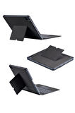 T5509D iPad Pro 12.9 (2022) Kılıf Palermo Ledli Klavyeli Standlı Tablet Kılıfı