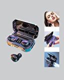 Şarj Kutulu Kablosuz Kulaklık Ergonomik Spor Seyahat Uyumlu Uzun Kullanım