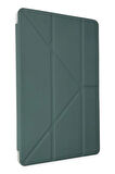 Xiaomi Redmi Pad SE Kılıf Kalemlikli Mars Tablet Kılıfı - Koyu Yeşil-(5796)