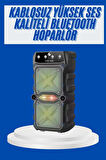 Büyük Boy Bluetooth Hoparlör Çoklu Bağlantı Çift Çıkışlı Taşınabilir K