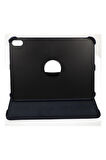 iPad 2022 10.9 (10.nesil) Kılıf 360 Tablet Deri Kılıf - Lacivert-(5796)