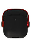 Airpods 2 (2.nesil) Cool Kılıf - Siyah-Kırmızı-(5796)