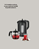 Cam Demlikli 20 Bardak Kapasiteli Elektrikli Çaycı