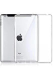 iPad 4 9.7 Kılıf Tablet Şeffaf Silikon-(5796)