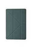 iPad Pro 11 (2018) Kılıf Kalemlikli Mars Tablet Kılıfı - Koyu Yeşil-(5796)