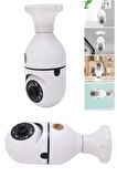 Gece Görüşlü Akıllı Dönebilen Ev Kamerası Ampül Kamera