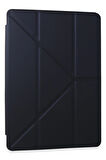 Samsung Galaxy Tab A9 Kılıf Kalemlikli Mars Tablet Kılıfı - Lacivert-(5796)