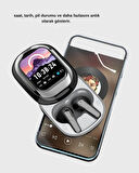 Akıllı Ekranlı Kablosuz Kulaklık – Gürültü Engelleme ve HD Ses Deneyimi