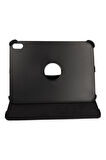 iPad 2022 10.9 (10.nesil) Kılıf 360 Tablet Deri Kılıf - Siyah-(5796)