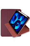iPad Pro 11 (2021) Kılıf Starling 360 Kalemlikli Tablet Kılıf - Mor-(5796)