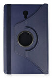 Samsung Galaxy T590 Tab A 10.5 Kılıf 360 Tablet Deri Kılıf - Lacivert-(5796)