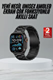 Ultra 3 Kordonlu Amoled Ekran Akıllı Saat Çok Fonksiyonlu Uyku ve Sağlık Takibi