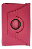 Huawei MatePad SE Kılıf 360 Tablet Deri Kılıf - Pembe-(5796)