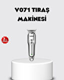 Şarjlı Gümüş Tıraş Makinesi – 3 Farklı Başlıklı 120 Dakika Çalışma S