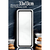 HSNET Sunum Tepsisi Çay Kahve Tepsisi 33x13 cm 430 Paslanmaz Çelik