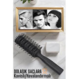 HSNET Nano Dolaşık Saç Tarağı Kavisli Havalandırmalı