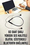 Kablolu Boyun Askılı Dijital Göstergeli Bluetooth Kulaklığı 60 Saat