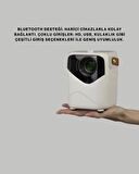 Ultra HD Çözünürlüklü Taşınabilir Projektör – 1920x1080 Piksel Görüntü
