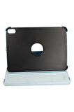 iPad 2022 10.9 (10.nesil) Kılıf 360 Tablet Deri Kılıf - Turkuaz-(5796)