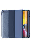 iPad 10.2 (7.nesil) Kılıf Tablet Focus Silikon - Lacivert-(5796)
