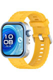 Huawei Watch Fit 3 Klasik Kordon - Sarı-(5796)