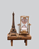 Dekoratif Kum Saati – Ahşap Malzeme Hediyelik Masa Aksesuarı