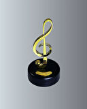 Sol Anahtarı Temalı Döner Müzik Kutusu Melodili Dekoratif Ürün