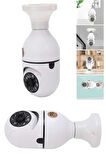 Gece Görüşlü Akıllı Dönebilen Ev Kamerası Ampül Kamera