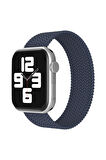 Apple Watch 38mm Ayarlı Solo Silikon Kordon - Lacivert-(5796)