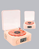 Gece Lambası Stereo Bluetooth Hoparlör Dijital Saat Su Dalgası Efektli 3-ü-1 Cih