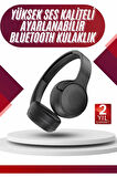 Yeni Nesil Kulak Üstü Bluetooth Kulaklık Type-C Girişli Yüksek Ses Kaliteli