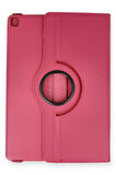 iPad Pro 13 (2024) Kılıf 360 Tablet Deri Kılıf - Pembe-(5796)