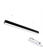 200 Cm Acil Kitli Linear Sarkıt Armatür Aydınlatma (SİYAH KASA 4000K )