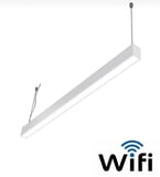 200 Cm Wi-fi Linear Sarkıt Armatür Aydınlatma (SİYAH KASA 4000K )