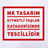 Gerçek Aytaşı Mavi Turkuaz Taşı Bileklik MKT46001