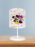 MEKTA HOME BEBEK VE ÇOCUK ODASI Mickey ve Minnie Mause Desenli Abajur