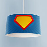 MEKTA HOME BEBEK VE ÇOCUK ODASI Kahraman Logo Desenli Avize