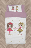 MEKTA HOME BEBEK VE ÇOCUK ODASI The Amazing Girl Desenli Nevresim Takımı