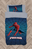 MEKTA HOME BEBEK VE ÇOCUK ODASI Spider Man Desenli Lacivert Nevresim Takımı