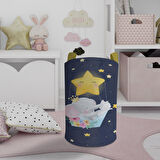 MEKTA HOME BEBEK VE ÇOCUK ODASI Sevimli Hayvanlar Desenli Oyuncak Sepeti