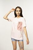 KROŞE ÖRGÜ DETAYLI T-SHIRT
