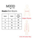 Rahat Kesim Slogan Baskılı Şardonlu Oversize Sweatshirt